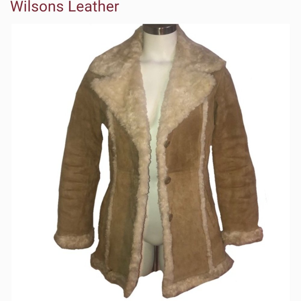 Wilson’s Leather Maxima Suede Shearling Jacket